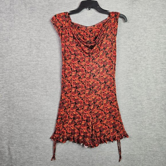 Warrior Within Designs Huntress Cinch Hoodie Jumpsuit Floral Printed Size L - Picture 8 of 10